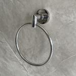Heavy Duty Bathroom Towel Rings Simple Round Polished 304 Stainless Paper Towel