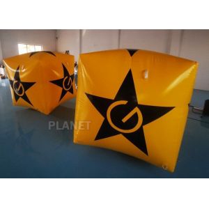 EN14960 Inflatable Cube Water Floating Swimming Safety Buoy Uv Resistance