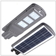 5000 Lumens All In One Solar Street Courtyard Light 100W 200W Aluminum Alloy Shell