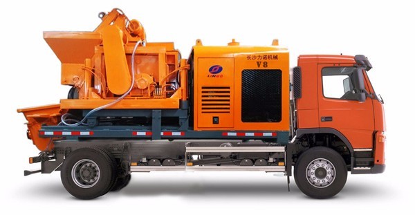 30m3/H 8Mpa Truck Mounted Diesel Concrete Mixer Pump