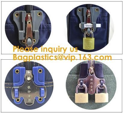 Bank Locking Document Security Bag Deposit Bank Bag Custom Multi Function Cash Money Reusable Deposit Security Locking B