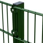 Low Carbon Steel Twin Wire Fence , Vinyl Coated Wire Fence 50 X 200 mm