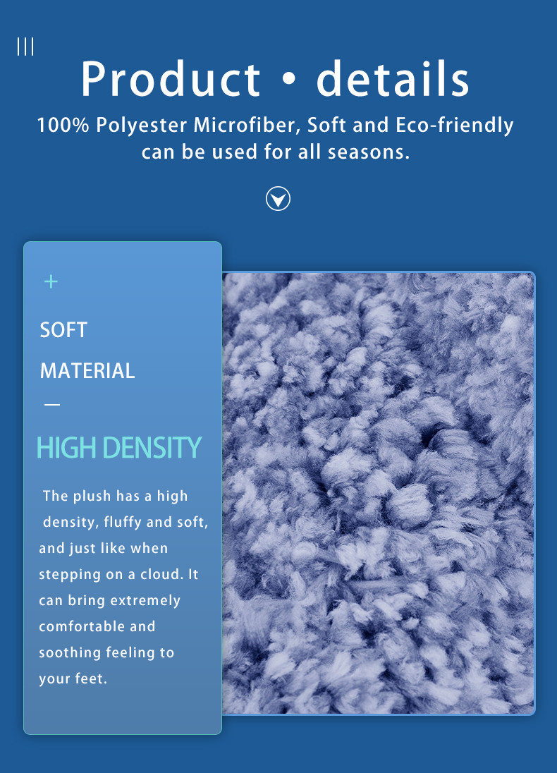 Yarn Fastness D4 Microfiber Latex Backed Bath Mats Eco Friendly