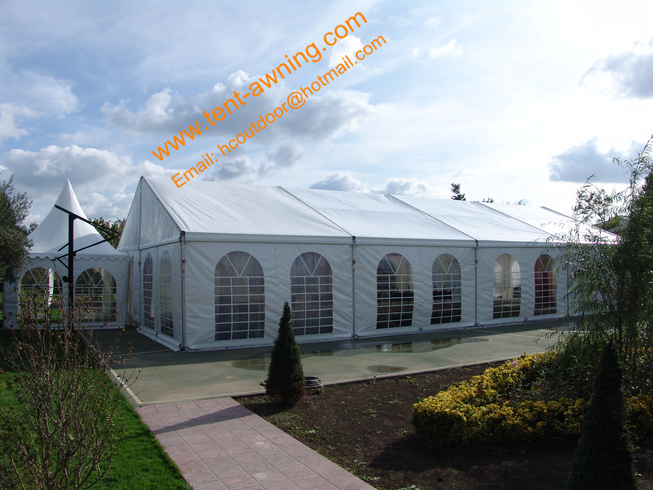 6m Width Trade Fair Tent Aluminum Event Marquee Party Fire Retardant Heavy Duty Tents