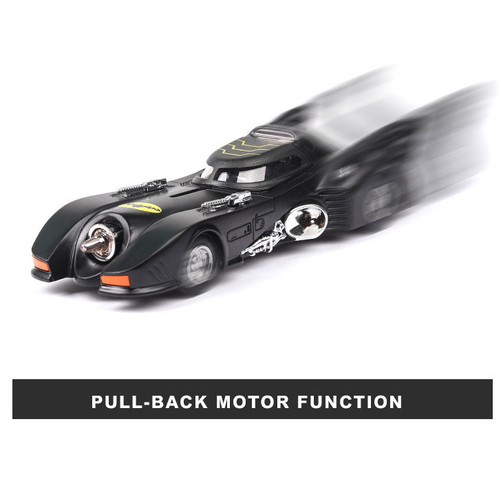 Friction Toy Car Classical Bat Alloy Vintage Car Tank for Children's Cake Decoration