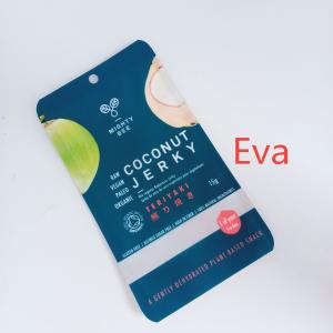 China Mylar Zipper Custom Printed Snack Bags Pure Plastic For Coconut Jerk / Dried Fruit wholesale