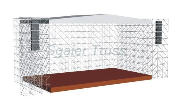 1m Outdoor Scaffolding Layer Truss For Hanging Sound Speaker