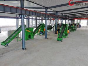 China PLC Control Plastic Washing Recycling Machine 3mm Thickness Low Humidity Content wholesale