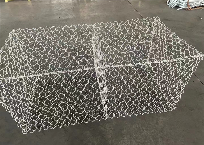 100x80mm Galvanized Hexagonal Chicken Wire Mesh Metal Wire Mesh Gabion 2x1x1m Box Mesh