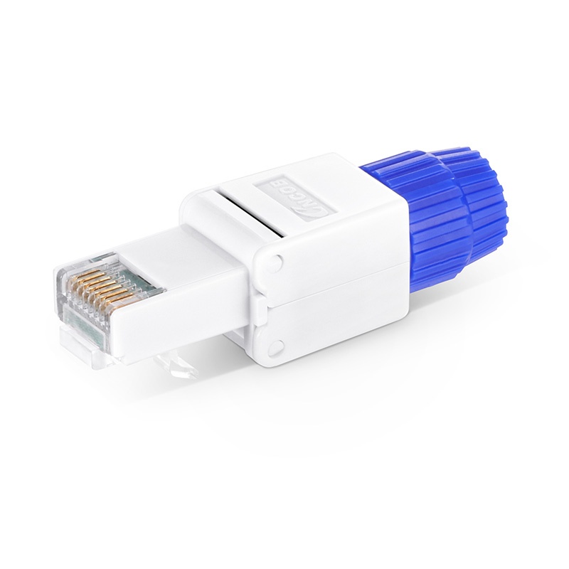 Networking Cat6A UTP Keystone Adapter for Easy Internet Plug Network RJ45 Connectors