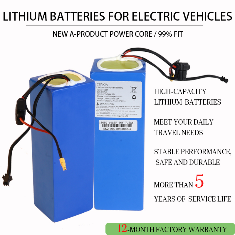 42V 15A Portable Battery Electric Scooter 13.5kg Small Size Rechargeable Battery