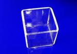 Container Fused Silica Quartz Polishing Grind Edge Safe Long Lifespan