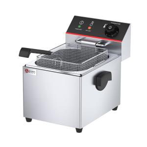 China Commercial Kitchen Electric Deep Fryer 8L One Tank for Restaurant Catering Equipment wholesale