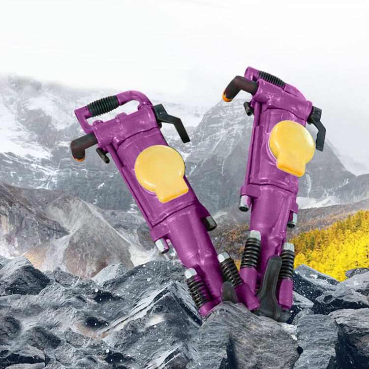 Hand Held Air Leg Jack Hammer Pneumatic Rock Drill YT24 Small Rock Drilling Machine