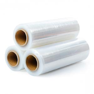 China LLdpe Polypropylene Stretch Film Roll Shrink Wrap Plastic Rolls wholesale