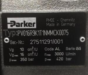 China Parker PV016R1K1T1NMMCK0075 Axial Piston Pump wholesale