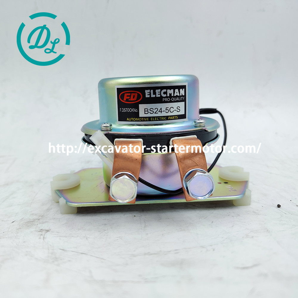 Excavator Spare Part KHR2112 Battery Main Relay BS24-5C-S 24VDC