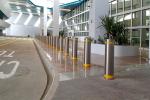 219mm Diameter Crash Rated Remote Control Bollards Parking Security Post