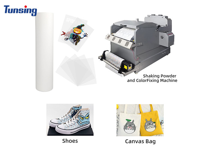 Textile DTF Printing 30cm 60cm Heat Transfer DTF Film PET Film Roll