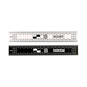 China P125 18cm two-sided black and white photographic evidence scale wholesale