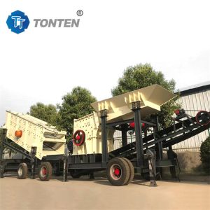 Mobile Rock Stone Crusher Plant Portable Quarry Crushing Line