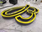 White Neon Channel Letter Signs 24.5mm Stainless Steel For Advertising