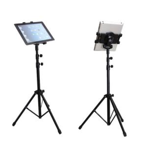 China Ipad / Tablet Adjustable Stand Holder Black Adjustable Height Tallest 146CM wholesale