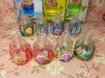 5ml car hanging perfume bottle with polymer clay designs.