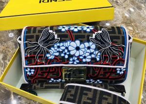 China Baguette Bag Classic Single Strap Shoulder Bag embroider pattern Underarm Bag wholesale