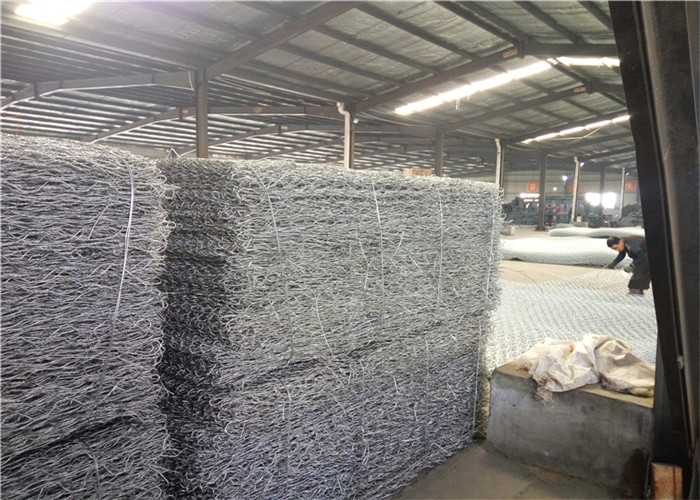 2*1*1m 245gsm Galvanized Wire Gabion Baskets for Durable Construction