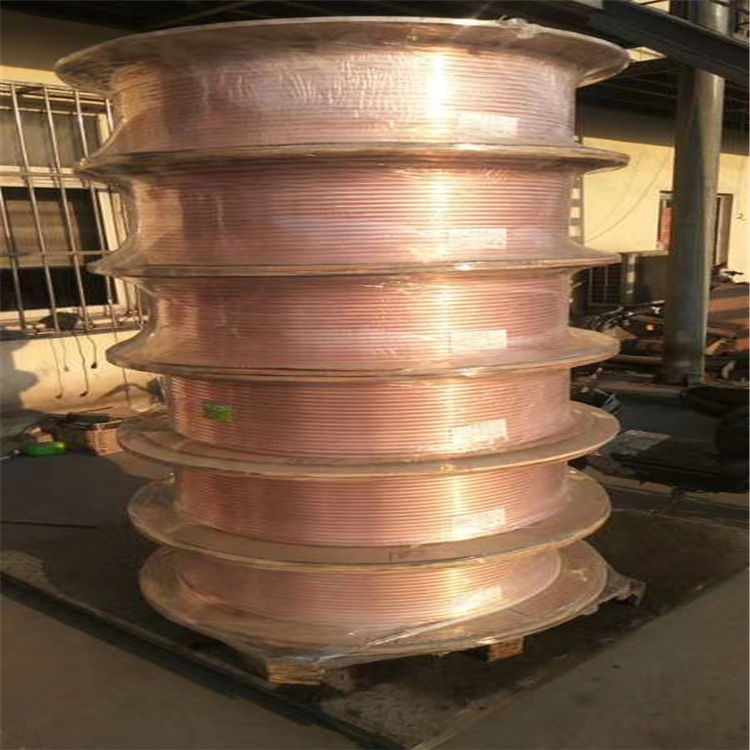 Refrigeration Level Wound Copper Tube LWC Pancake Coil with 0.25-2.00mm Thickness