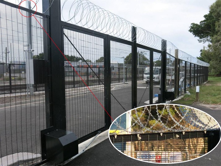 Boundary Wall Fence High security 358 Anti climb Wire Mesh Fence paladin fence