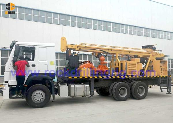 1000m Deep Water Well Drilling Rig Truck Mounted Hydraulic Drilling Rig