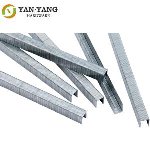 China Furniture hardware length 10 mm 22 gauge upholstery gun staples 7112 wholesale