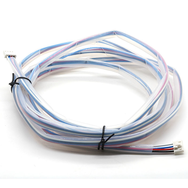 XHB 2.54 Electronic Wire Harness 4 pin Tube with two ends
