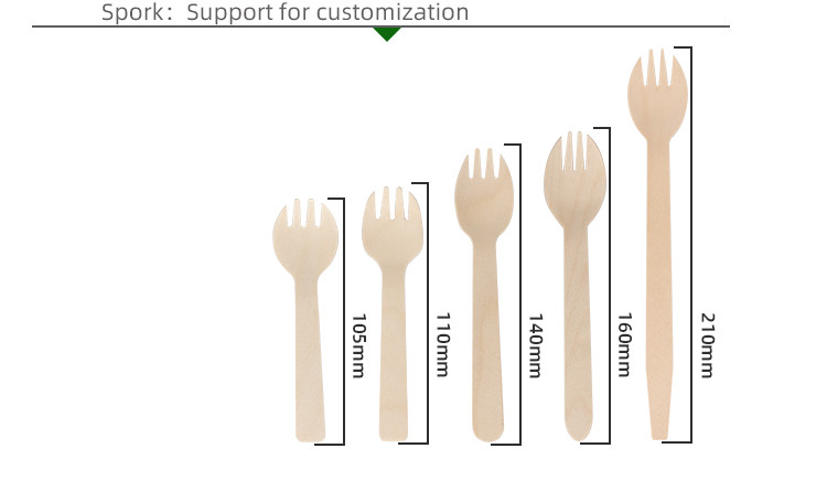 Compostable Wooden Cutlery Reusable
