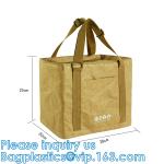 Tyvek Cooler Tote, Nylon Polyster Lunch Bags, Picnic Bag Kraft Paper Lunch Bag,