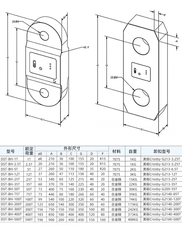 Wireless Load Cell Force Measuring Instruments Tension Digital Force Gauge Load Cell With Indicator