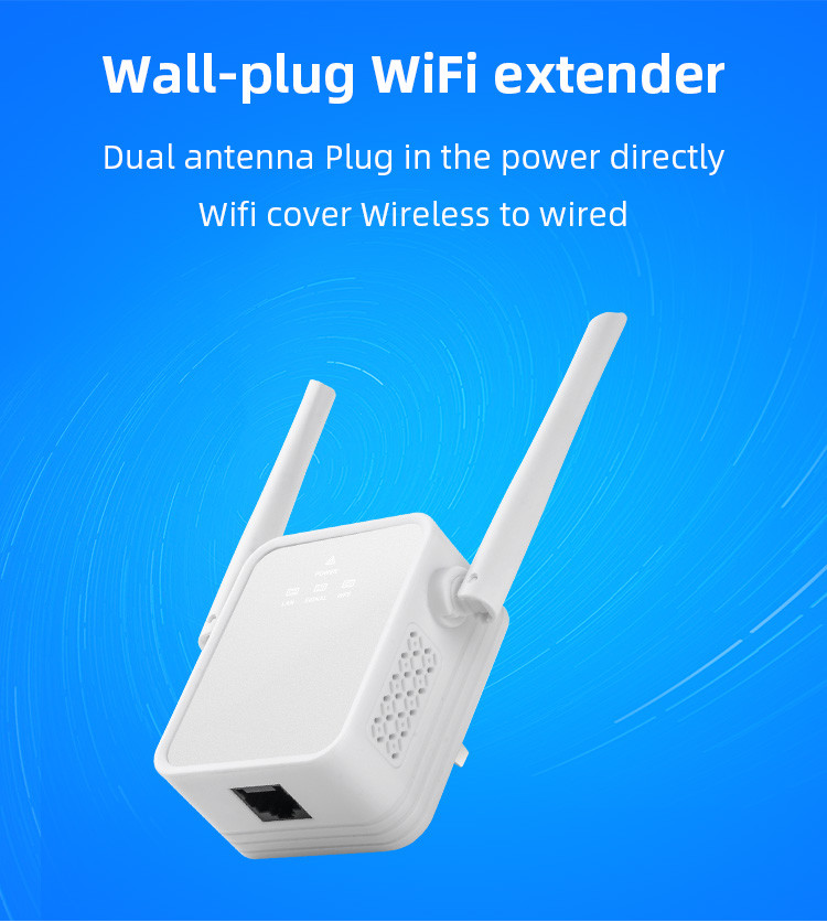 300Mbps Wall Plug WiFi Extender Home Devices 4G Router Wifi Repeater