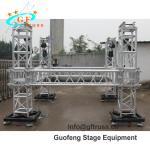 TUV Aluminum Square Truss Basement Truss Base Plate With Wheels