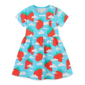 China Summer Knitted Cotton Princess Dress Children'S Dress Clothing wholesale