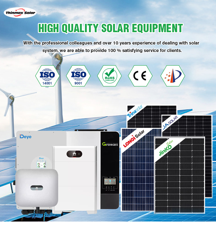 MC4 MPPT Complete Off Grid Solar System Kit For Home Hybrid Solar Energy
