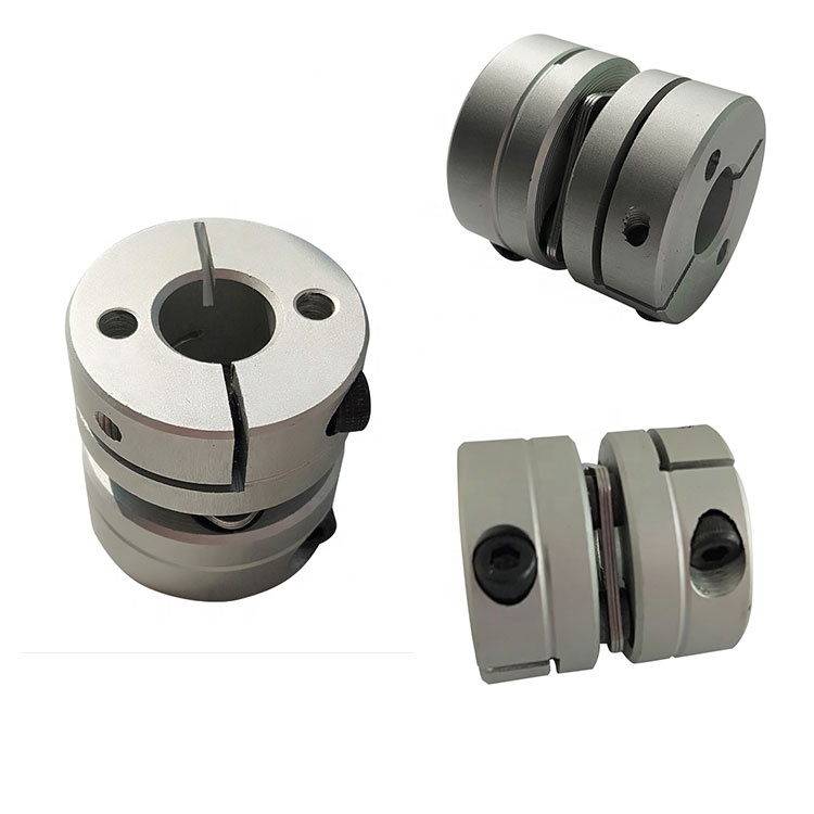 Clamp Tight CNC Motor Coupling Aluminum Alloy Clutch Circular Disc Shaft Coupling