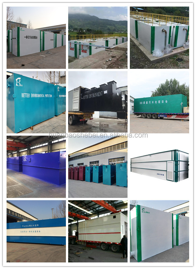 Carbon Steel/Stainless Steel MBR Plant for Sewage Treatment Customizable and Durable