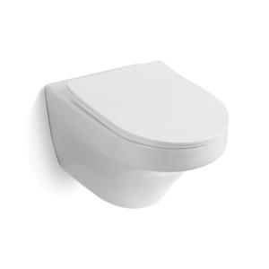 China Factory Floating Wall-hung Toilet White Bathroom Tankless Hanging Wall Mounted Toilet Bowl Ceramic Wall Hung Toilet wholesale