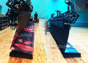 China Super Slim High definition Flexible led curtain display / Led strip display screen Wearable wholesale