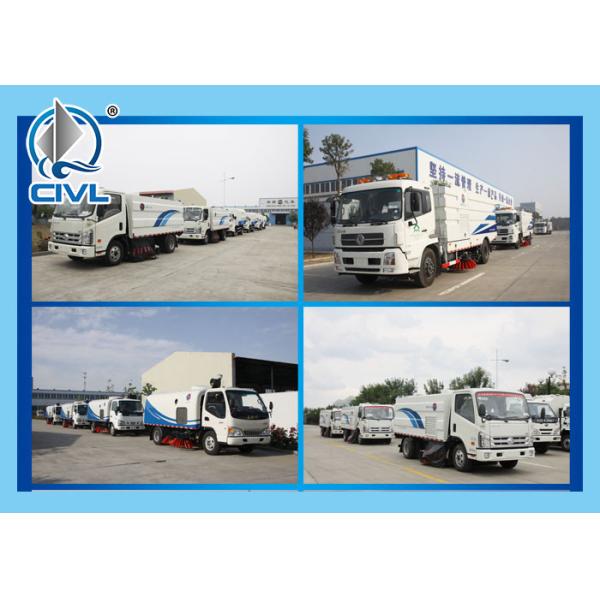 New Light Road Sweeper Truck With Stainless Steel 5m³ GarbageTank 1100L Water Box With Good Price