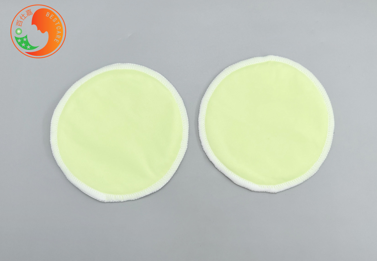 Comfort Washable Breast Pads Clothing Microfiber TPU PUL Towel Postpartum Leaking Proof OEM