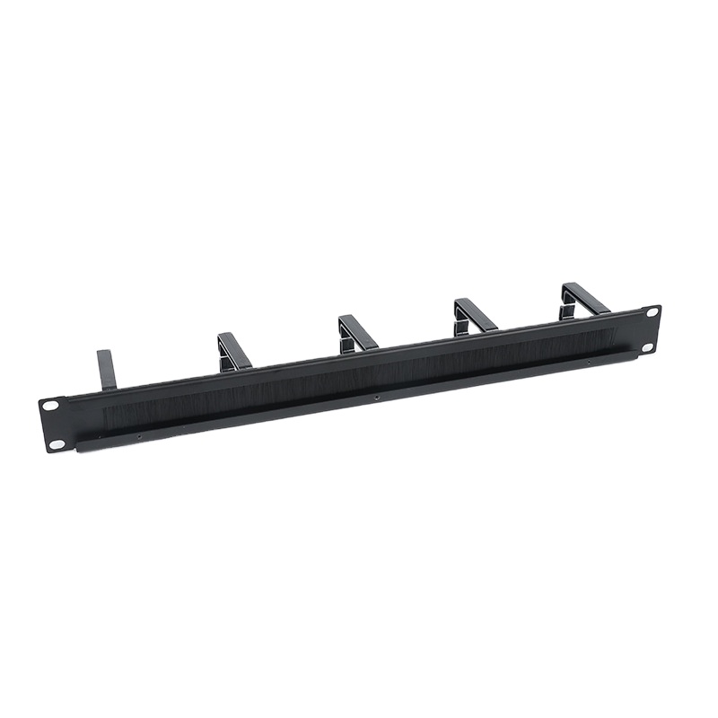 1U 12 ring 24 ring cable management bar for Networking System in 19" rack data cabinet
