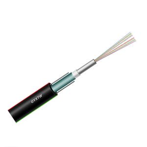China 12 Core GYXTW Fiber Optic Cable Armoured Central Tube Outdoor Single Mode wholesale